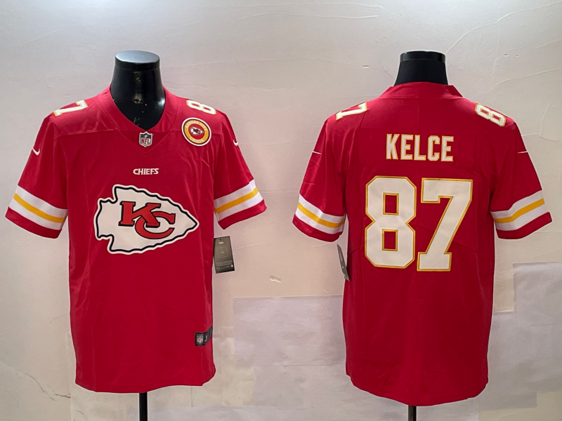 Men Kansas City Chiefs #87 Kelce red 2025 Nike Limited NFL Jersey->san francisco 49ers->NFL Jersey